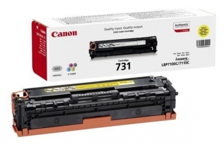 Картридж Canon CARTRIDGE 731 , ЖЕЛТЫЙ
